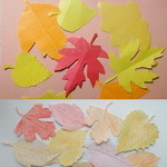 Как сделать осенние листья из бумаги