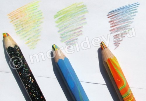 волшебные карандаши "Koh-I-Noor": три цвета в одном