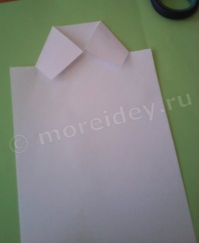 как сделать открытку мундир из бумаги