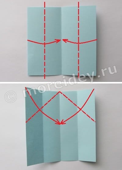 ракета оригами схема