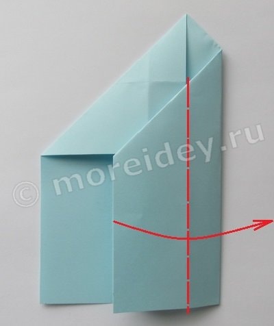 оригами ракета пошаговая инструкция