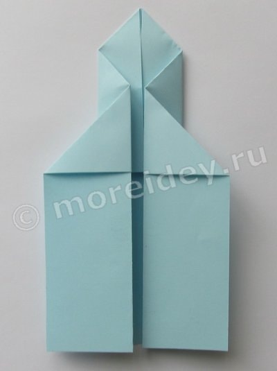 оригами из бумаги ракета схема