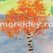 Осеннее дерево - рисунок мятой бумагой